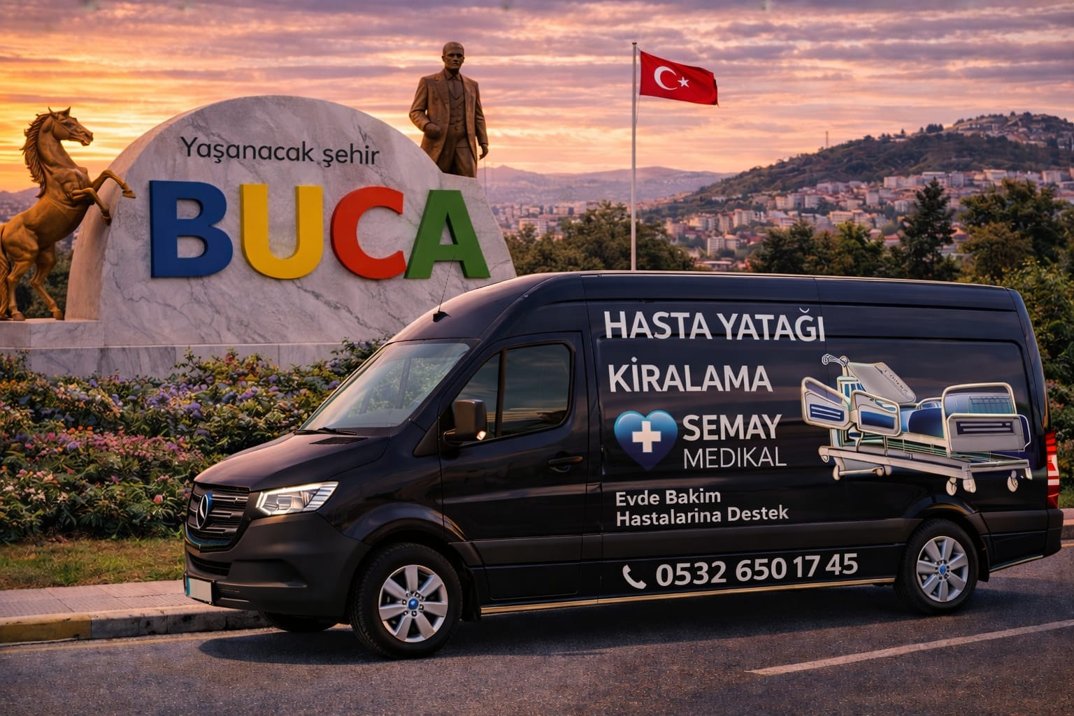 Hasta Yatağı Kiralama İzmir Buca