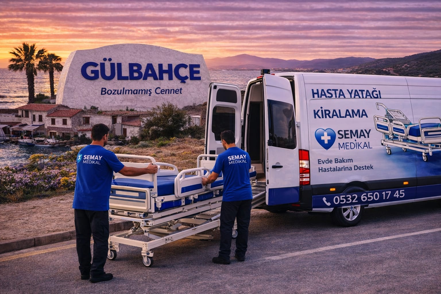 Hasta Yatağı Kiralama İzmir Gülbahçe
